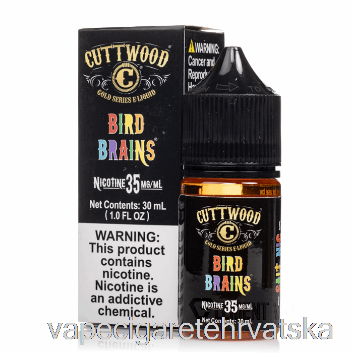 Vape Hrvatska Bird Brains - Cuttwood Soli - 30ml 35mg